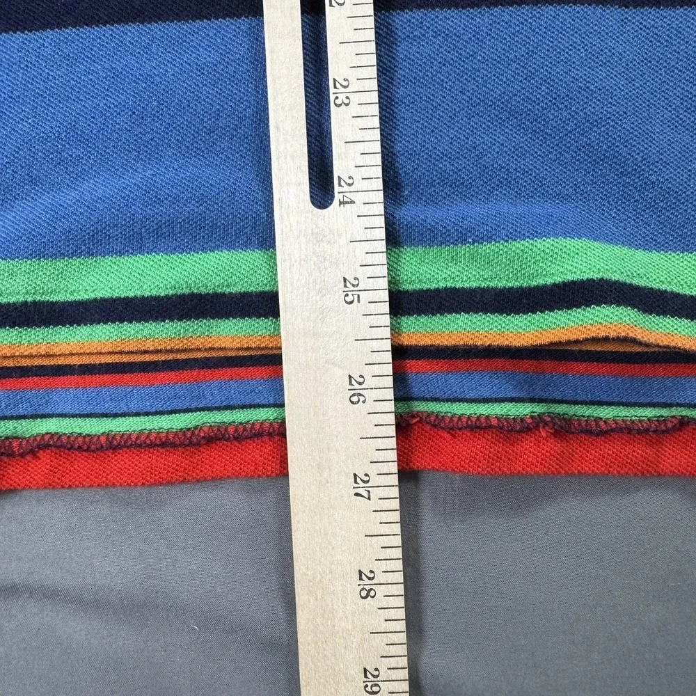 Polo Ralph Lauren Polo Shirt Teens XL 18-20 Multicolor Stripe Short Sleeve Pony